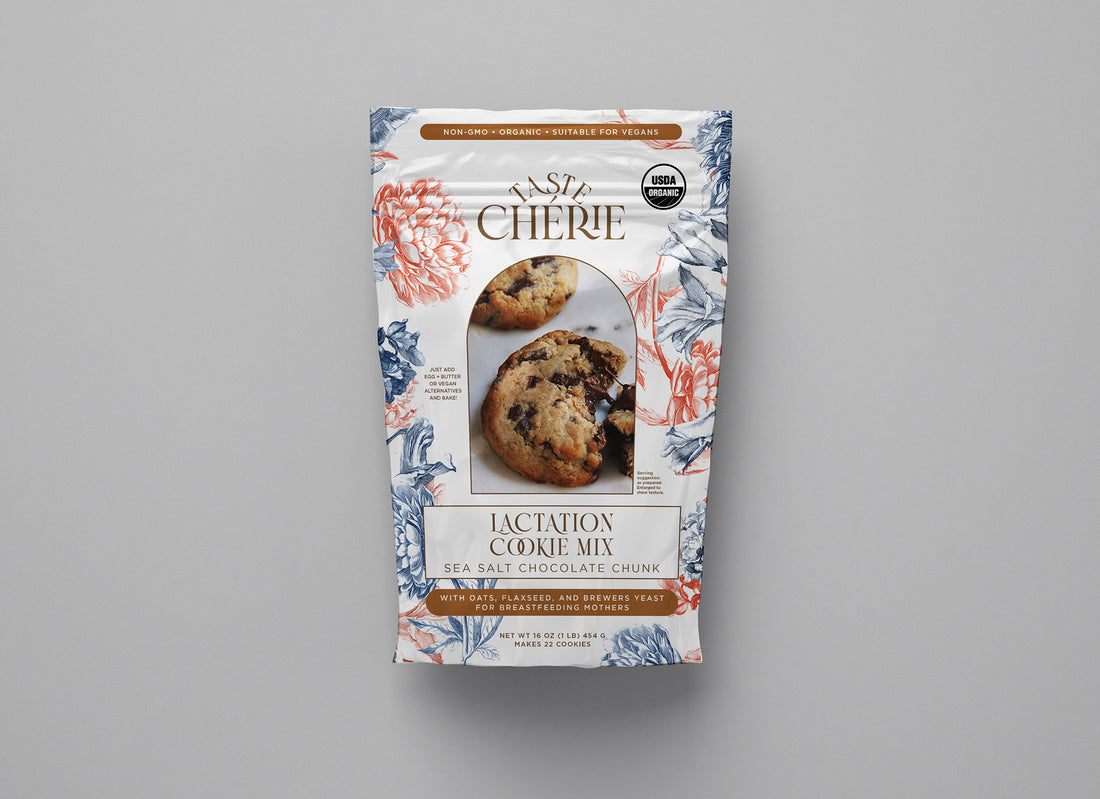 Organic Sea Salt Chocolate Chunk Cookies | Taste Chérie | Lactation Cookie Mix